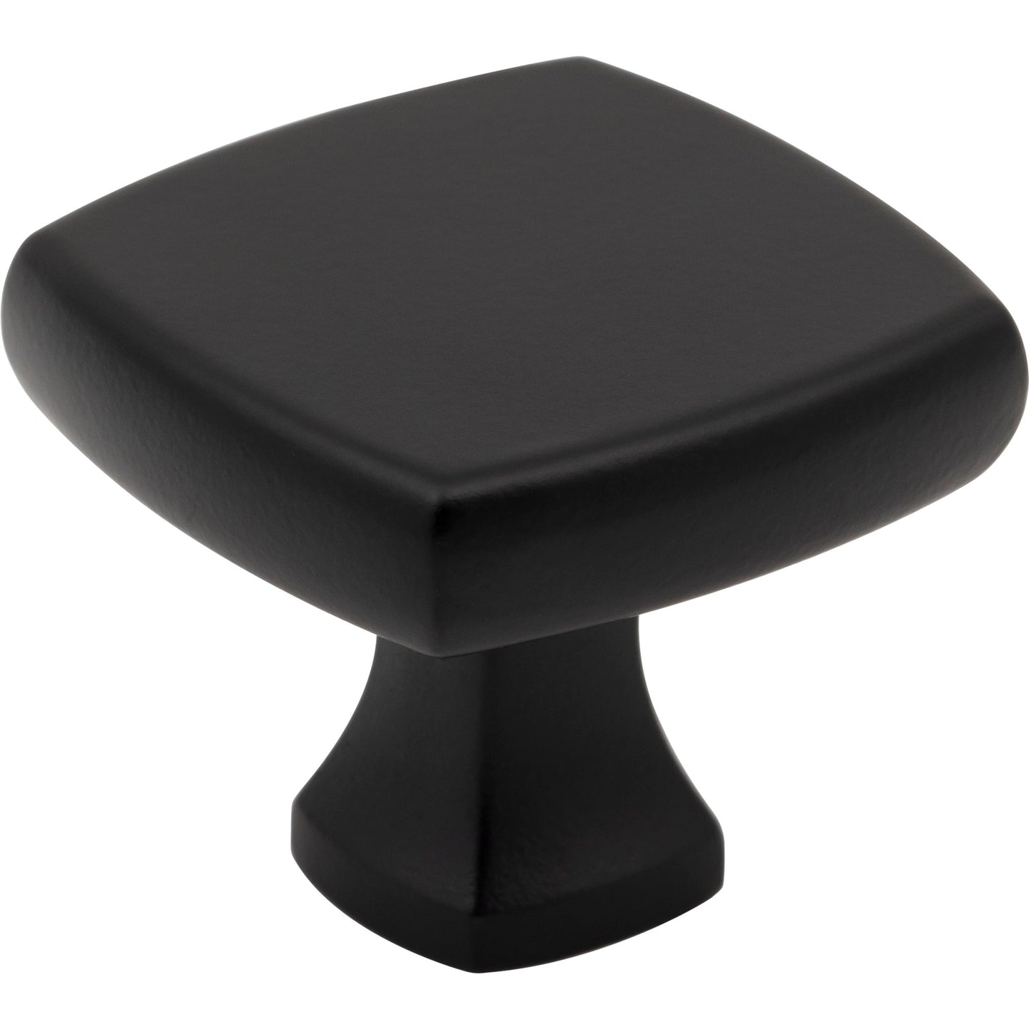 JEFFREY ALEXANDER 663MB Griffin 1-3/8" Length Square Knob - Matte Black