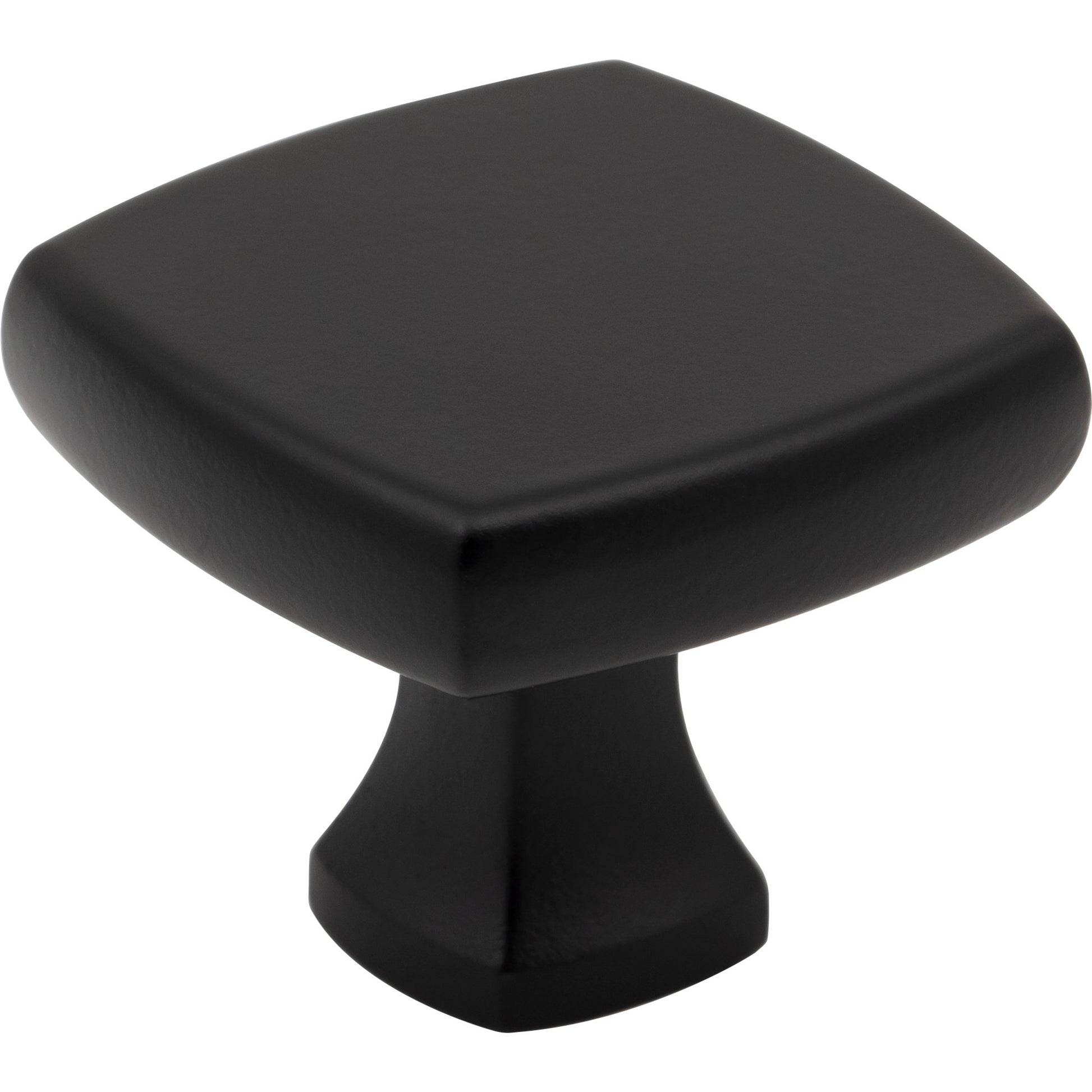 JEFFREY ALEXANDER 663MB Griffin 1-3/8" Length Square Knob - Matte Black