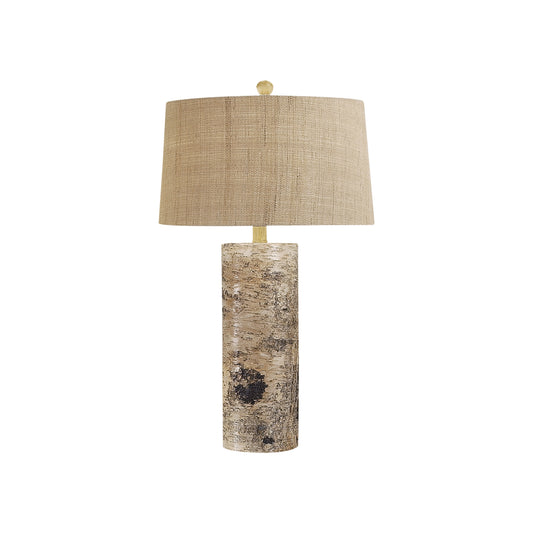 ELK SIGNATURE 500-LED Aspen Bark 30'' High 1-Light Table Lamp - Natural