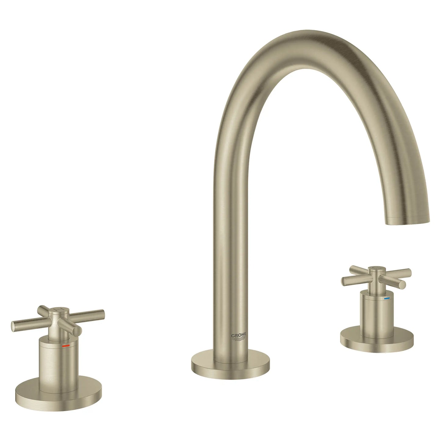 GROHE 25048EN3 Atrio New 3-Hole 2-Handle Deck Mount Roman Tub Faucet - Brushed Nickel