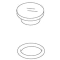 KOHLER PLUG BUTTON ASSEMBLY - Vibrant Finish, K-500450-VF