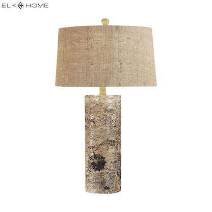 ELK SIGNATURE 500 Aspen Bark 30'' High 1-Light Table Lamp - Natural