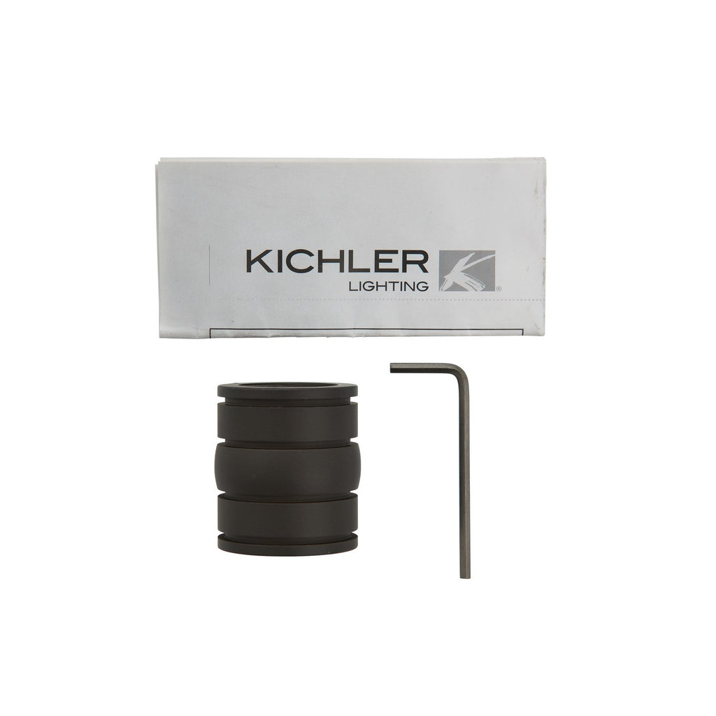 KICHLER 337007SNB Downrod Coupler Satin Natural Black