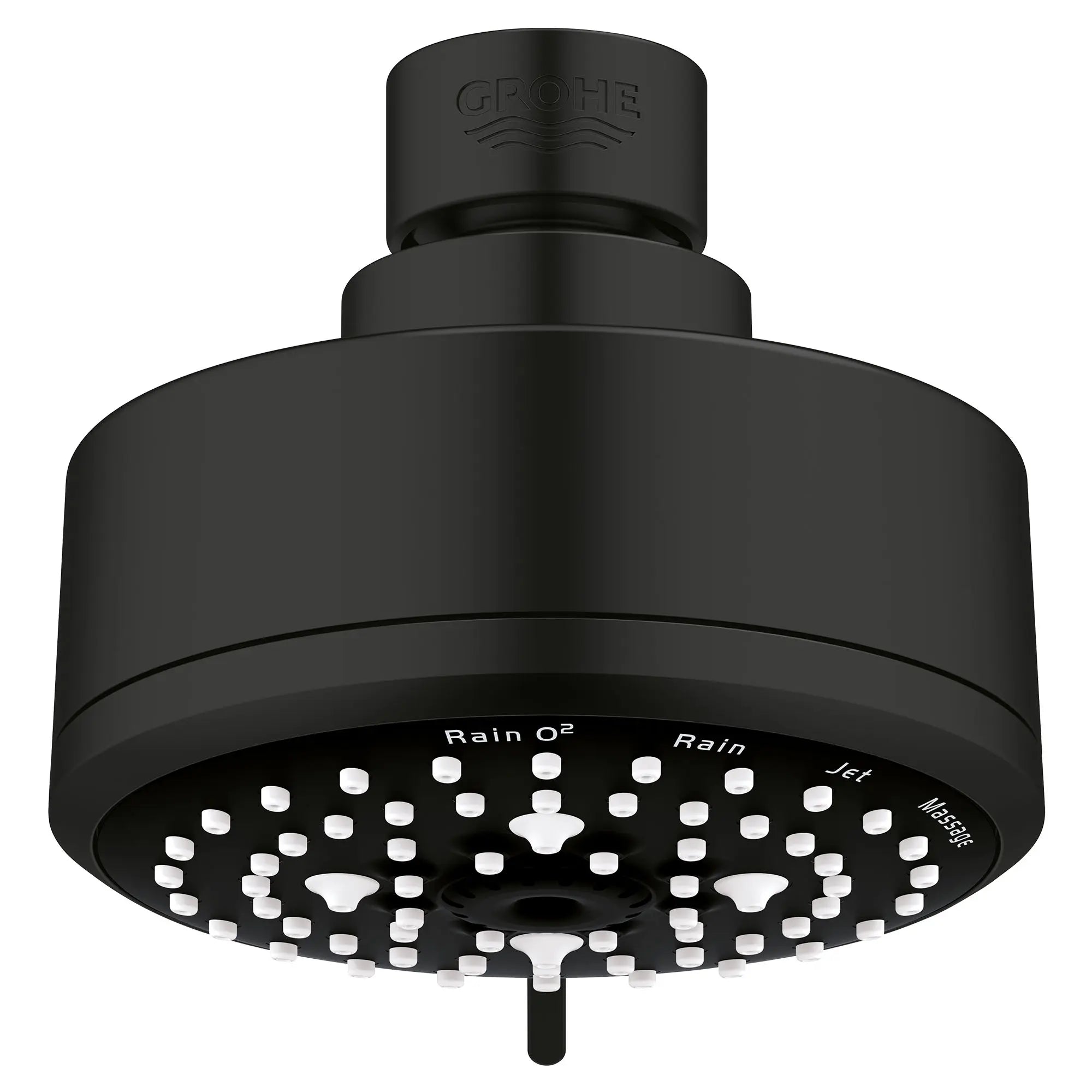 GROHE 260432431 Tempesta 100 Shower Head, 4" - 4 Sprays, 1.75 gpm - Matte Black
