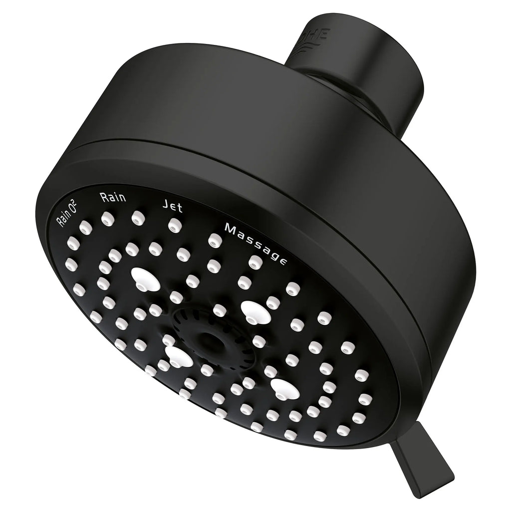 GROHE 260432431 Tempesta 100 Shower Head, 4" - 4 Sprays, 1.75 gpm - Matte Black