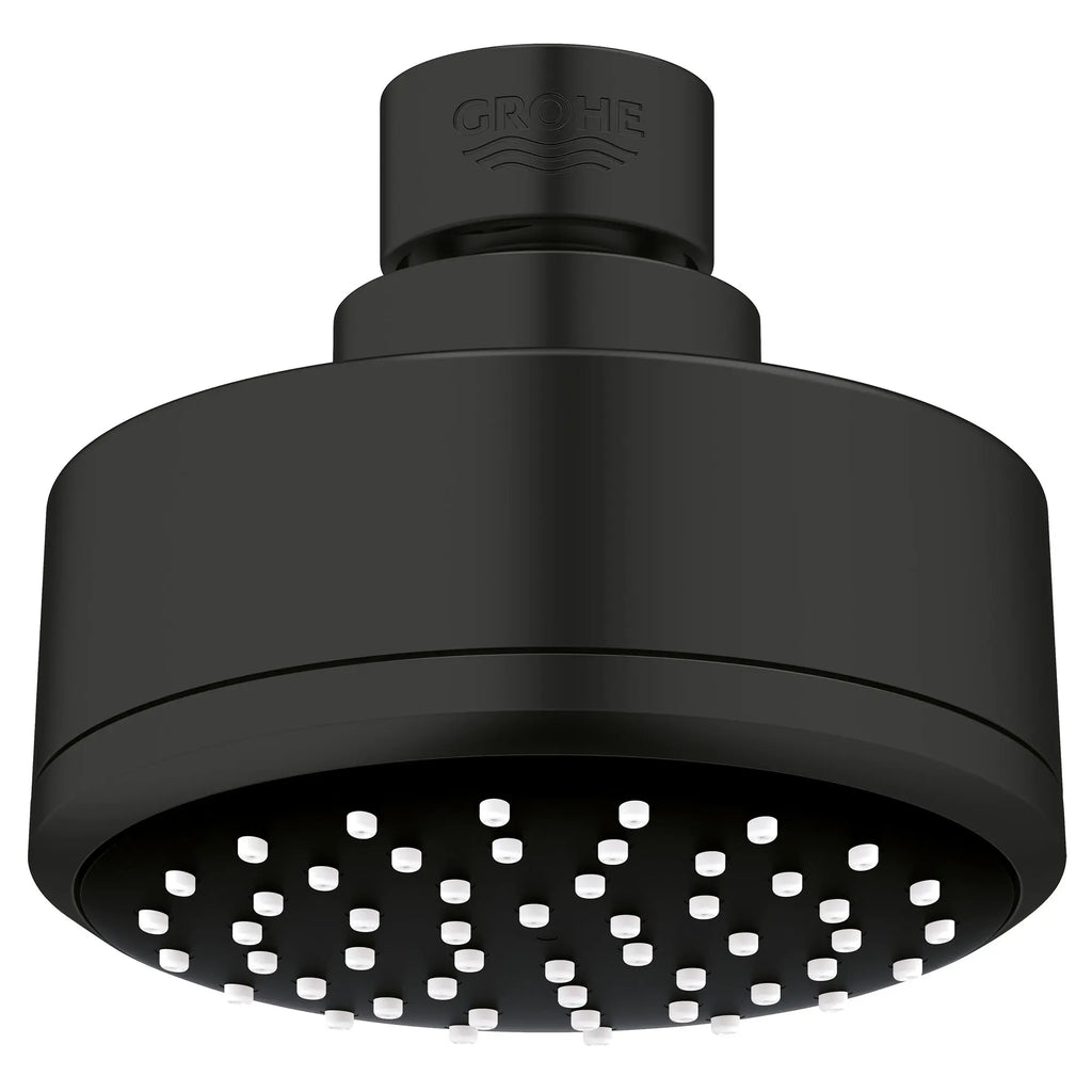GROHE 260512431 Tempesta 100 Shower Head, 4" - 1 Spray, 1.5 gpm - Matte Black