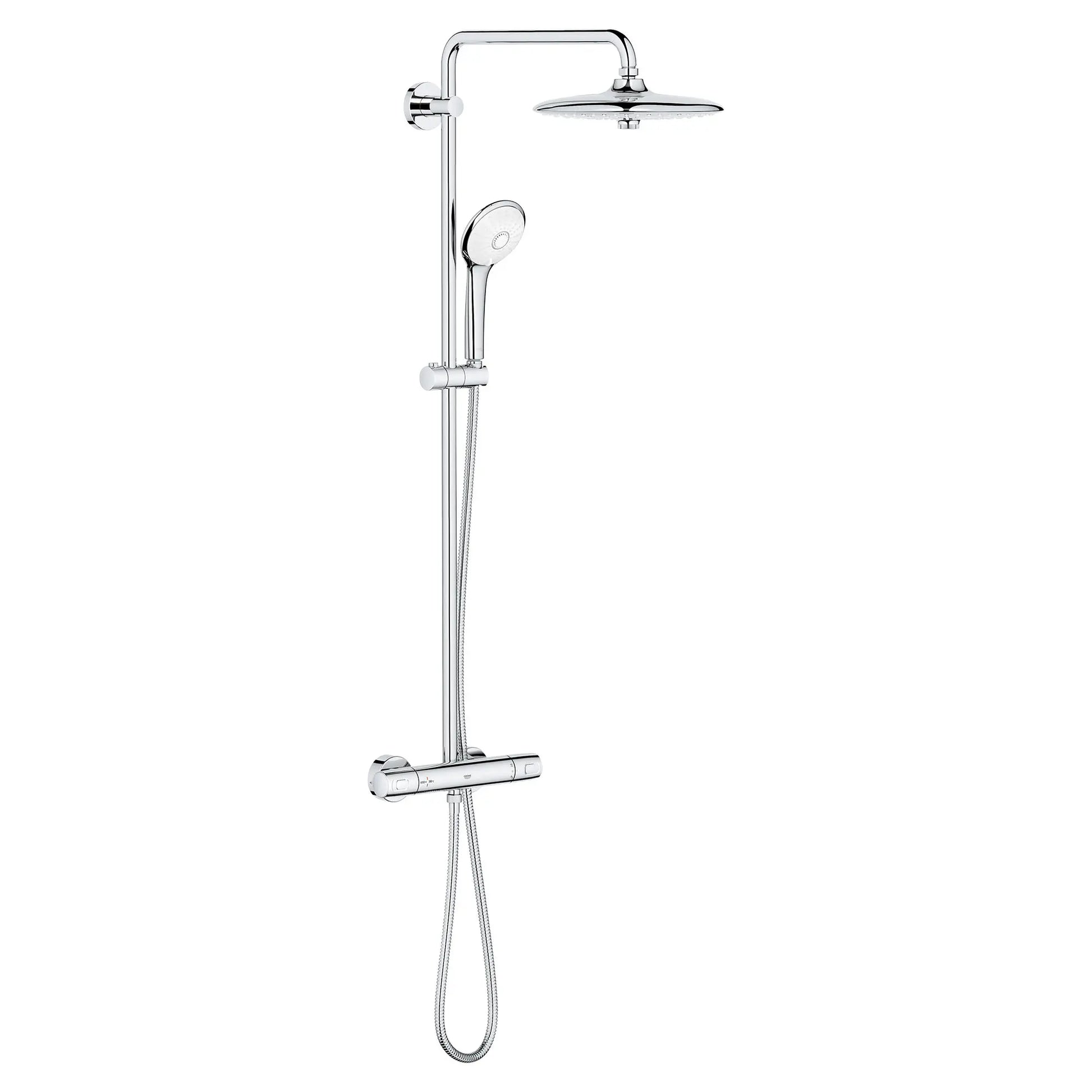 GROHE 26128002 Euphoria 260 CoolTouch Thermostatic Shower System, 1.75 gpm - Chrome