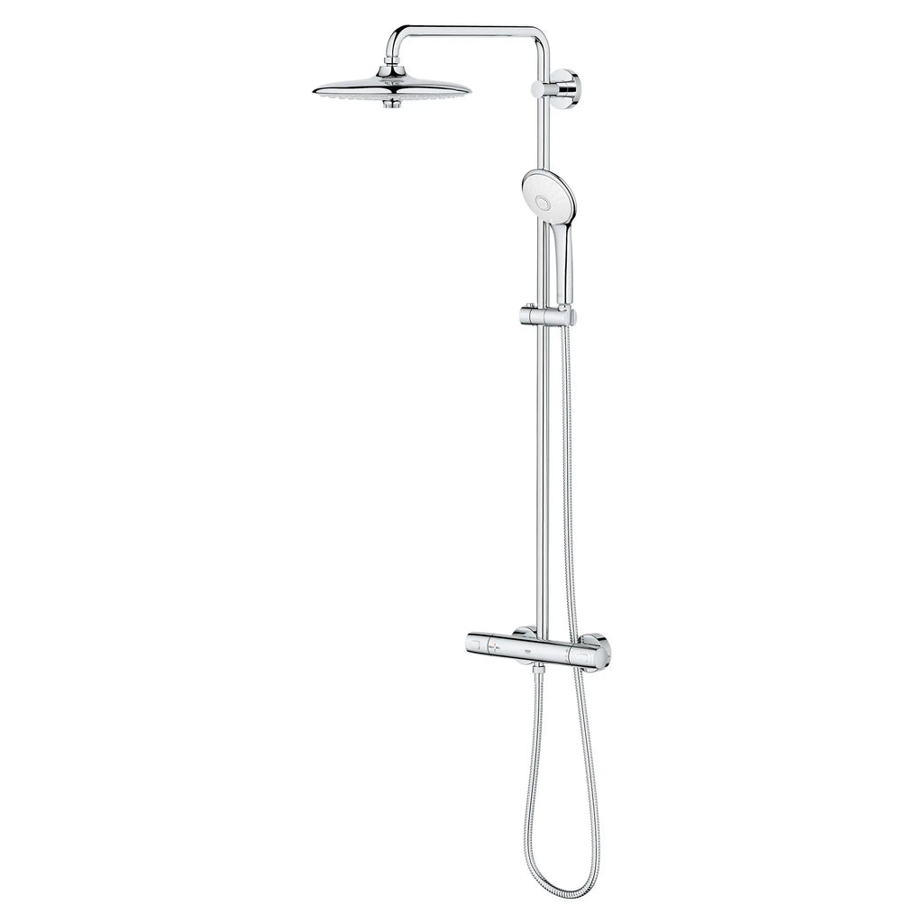 GROHE 26128002 Euphoria 260 CoolTouch Thermostatic Shower System, 1.75 gpm - Chrome