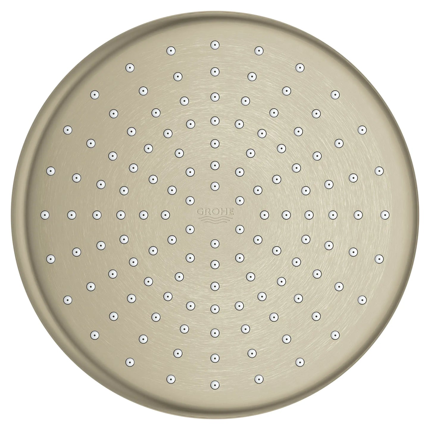 GROHE Tempesta 210 Shower Head, 8" - 1 Spray, 1.75 GPM - Brushed Nickel, 26409EN0