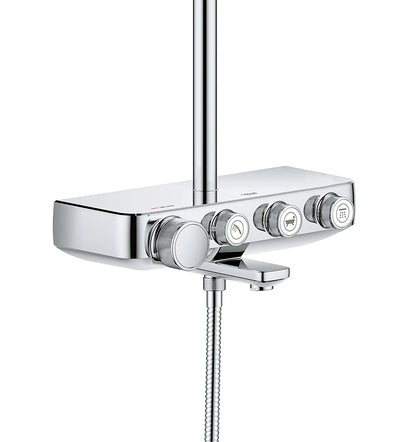GROHE 26512000 Euphoria Thermostatic Tub/Shower System - Chrome