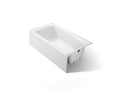 KOHLER K-506-0 Mendota 60" X 32" Alcove Bath, Right Drain - White