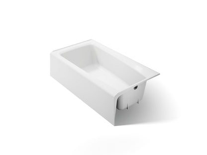 KOHLER K-506-0 Mendota 60" x 32" alcove bath, right drain - White