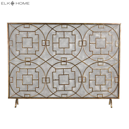 MARKETPLACE 51-10160 Geometric Firescreen