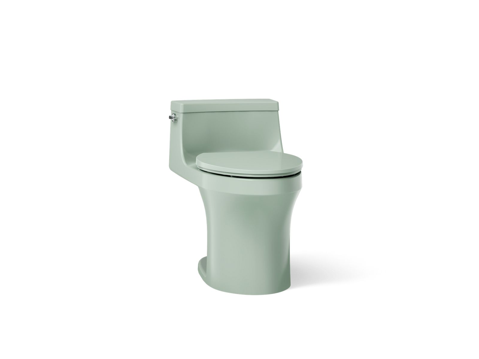 KOHLER K-5172-42 San Souci One-Piece Compact Elongated Toilet With Concealed Trapway, 1.28 Gpf - Aspen Green