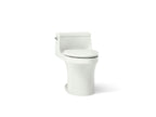 KOHLER K-5172-NY San Souci One-Piece Compact Elongated Toilet With Concealed Trapway, 1.28 Gpf - Dune