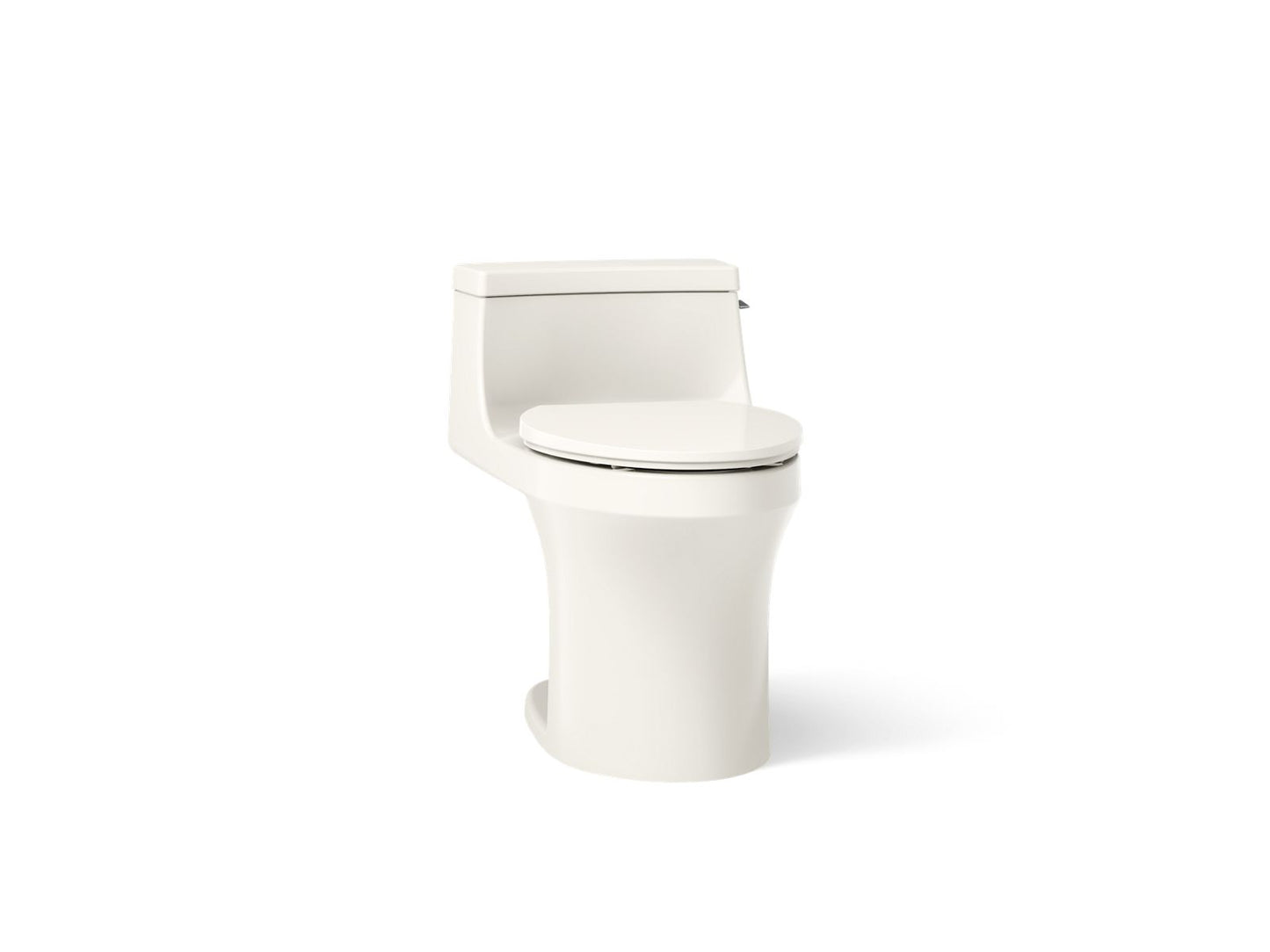 KOHLER K-5172-RA-96 San Souci One-piece compact elongated toilet with concealed trapway, 1.28 gpf - Biscuit