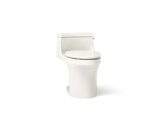 KOHLER K-5172-RA-96 San Souci One-piece compact elongated toilet with concealed trapway, 1.28 gpf - Biscuit