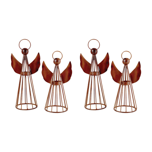 ELK STUDIO 519147/S2 Holiday Angel Candle Holders (Set of 2)