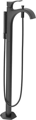 HANSGROHE 04818670 Locarno Freestanding Tub Filler Trim with 1.75 GPM Handshower - Matte Black