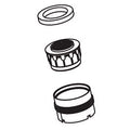 MOEN 52006 Commercial Aerator Assembly - Chrome