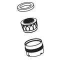 MOEN 52007 Commercial Aerator Assembly - Chrome