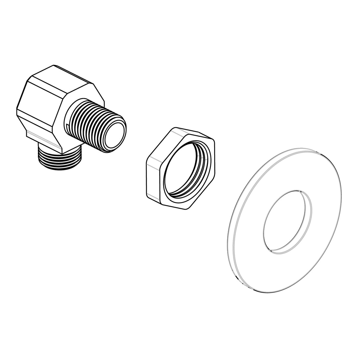 MOEN 52026 Commercial Service Kit - Chrome