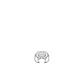 KOHLER Nut, .375-16Unc-2B, K-52076