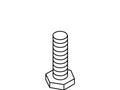 KOHLER Bolt, 3/8-16 X 1.750, K-52195