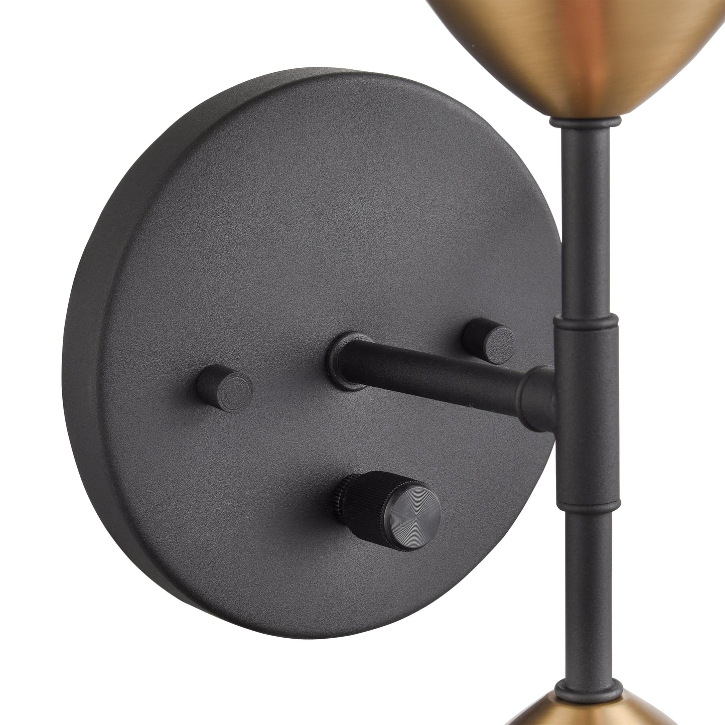 ELK SHOWROOM 52223/2 Milla 14'' High 2-Light Sconce - Charcoal Black