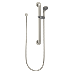 MOEN 52224GBM15CBN Commercial Brushed Nickel Slide Bar/Grab Bar Shower - Classic Brushed Nickel