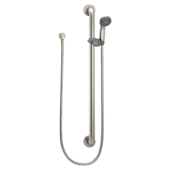 MOEN 52236GBM15CBN Commercial Brushed Nickel Slide Bar/Grab Bar Shower - Classic Brushed Nickel