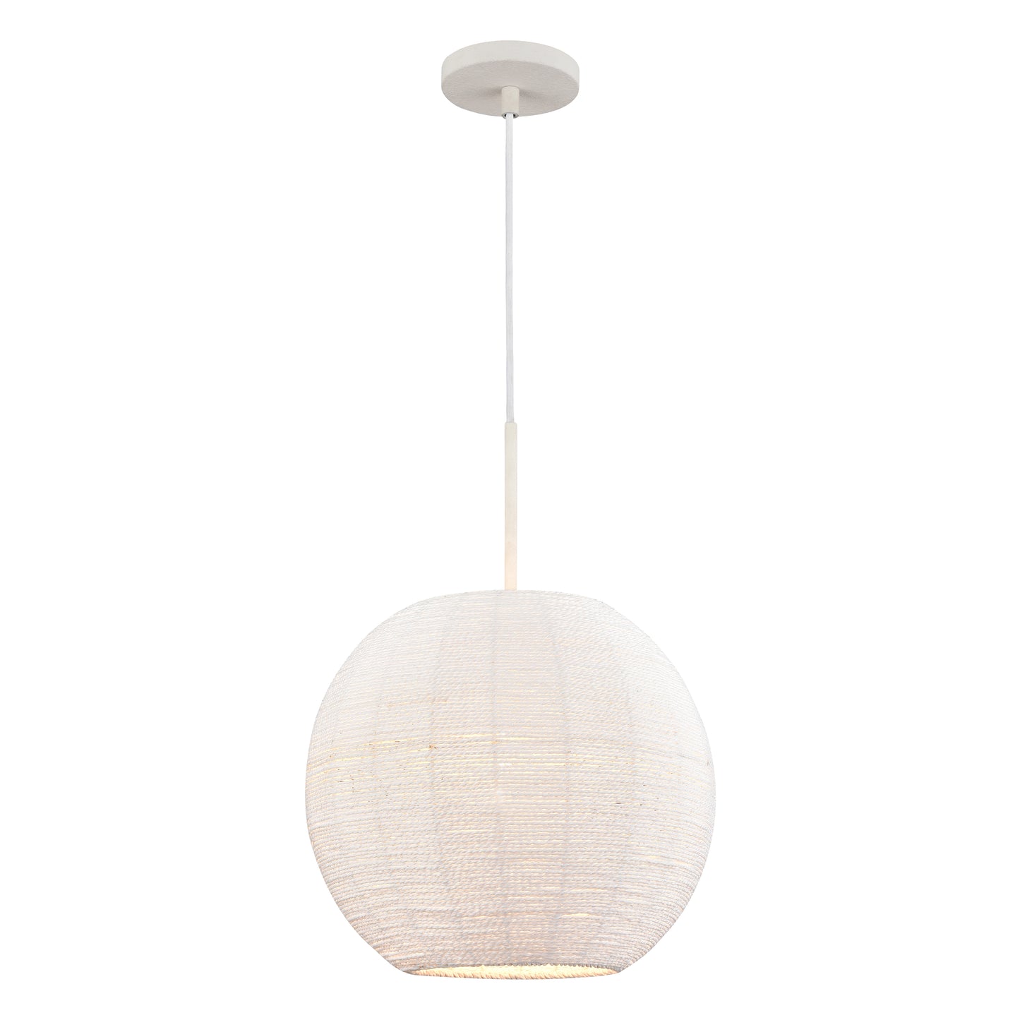 ELK SHOWROOM 52255/1 Sophie 14'' Wide 1-Light Pendant - White Coral