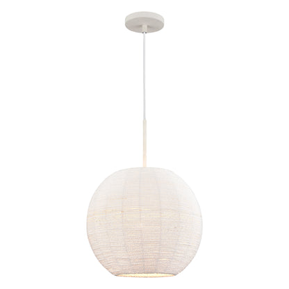 ELK SHOWROOM 52255/1 Sophie 14'' Wide 1-Light Pendant - White Coral