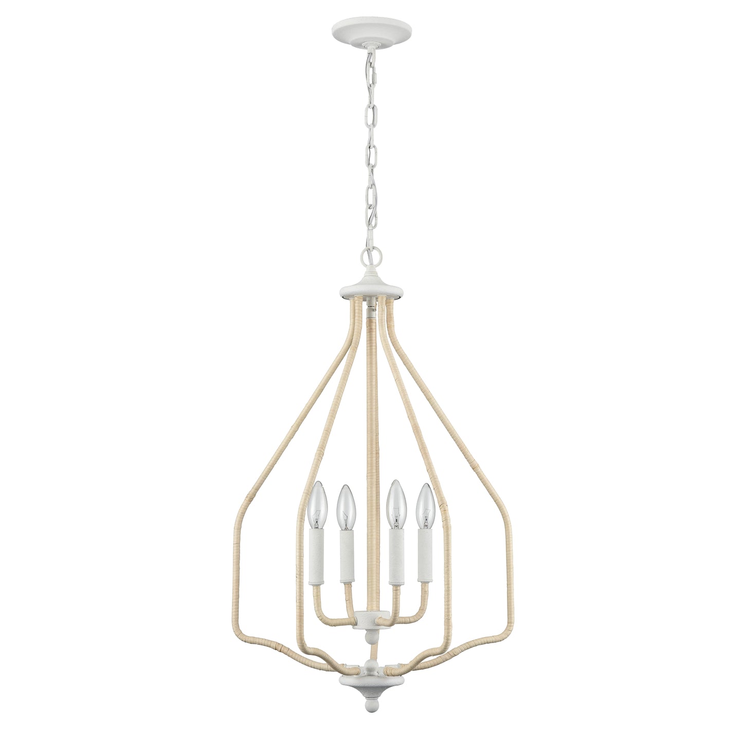 ELK SHOWROOM 52276/4 Breezeway 17.75'' Wide 4-Light Pendant - White Coral