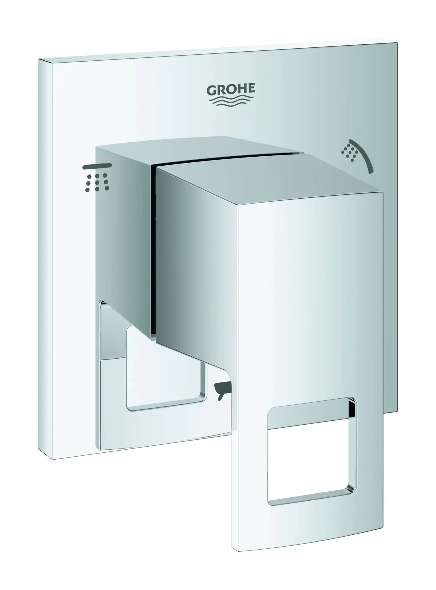 GROHE 29217001 Eurocube 3-Way Diverter Trim - Chrome