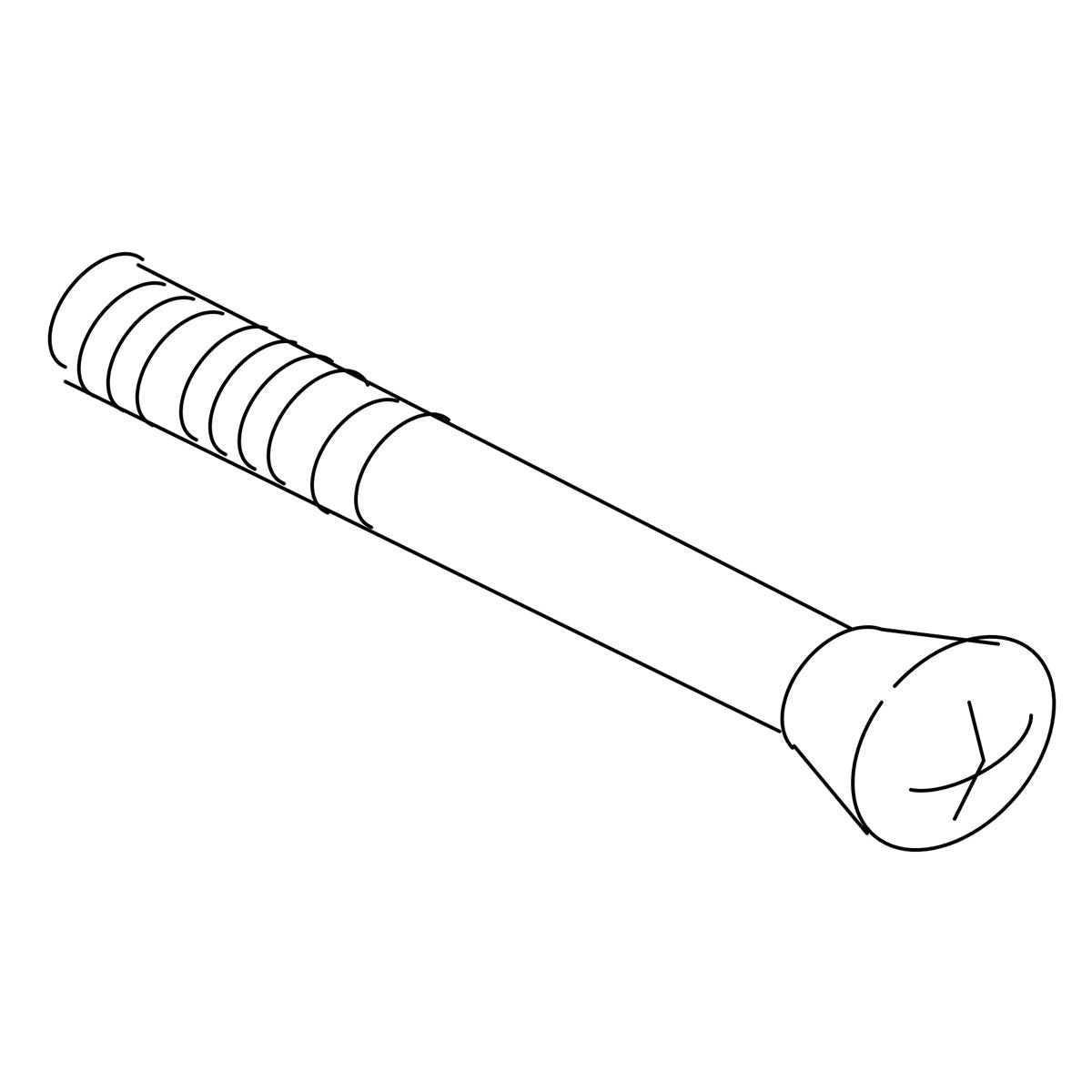 KOHLER Screw, 8-32 X 2.63, Oval Countersunk, K-52406