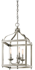 KICHLER 42566NI Larkin 22.25" 3 Light Pendant In Brushed Nickel