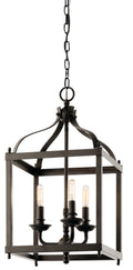 KICHLER 42566OZ Larkin 22.25" 3 Light Pendant In Olde Bronze