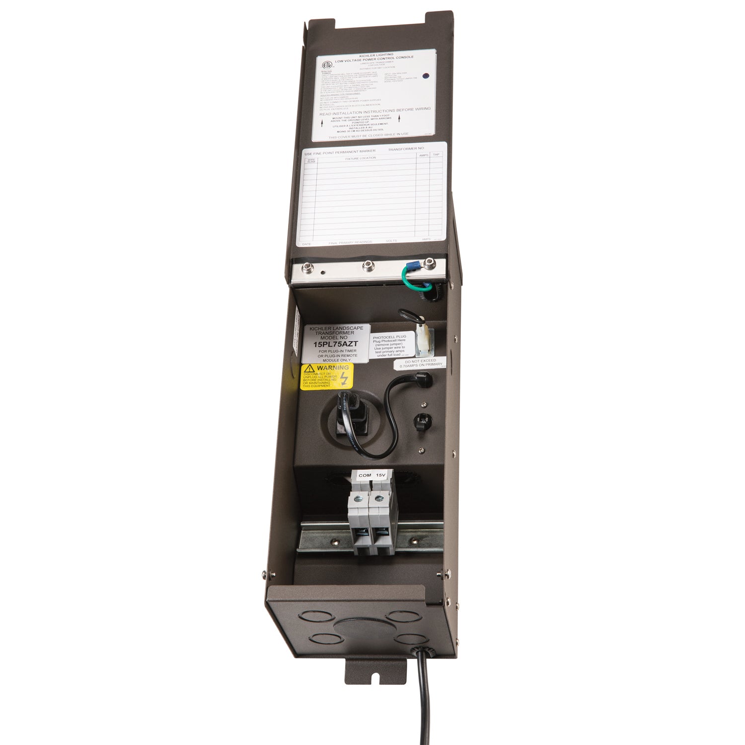 KICHLER 15PL75AZT Plus Series 75W Transformer Textured Architectural Bronze