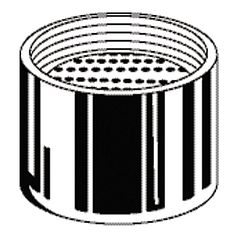 MOEN 52613 Commercial Laminar Flow Aerator - Chrome