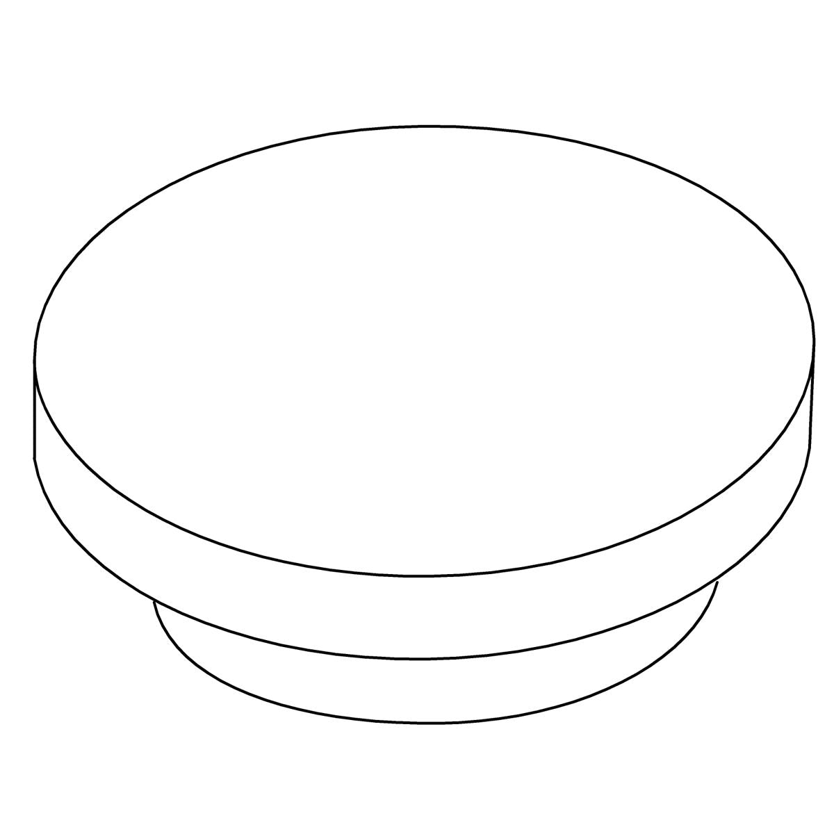 KOHLER Button Cap - Polished Chrome, K-52622-CP