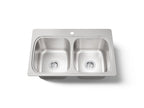 KOHLER K-5267-1-NA Verse 33" Top-Mount Double-Bowl Kitchen Sink - Stainless Steel