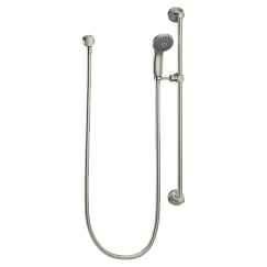 MOEN 52710EP15CBN Commercial Eco-Performance Chrome Handheld Shower Single Function with Non-Positive Pause (31.4"L X 6.7"W X 3.75"H) - Classic Brushed Nickel