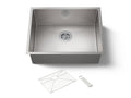 KOHLER K-5286-NA Strive 24" Undermount Single-Bowl Kitchen Sink - Stainless Steel