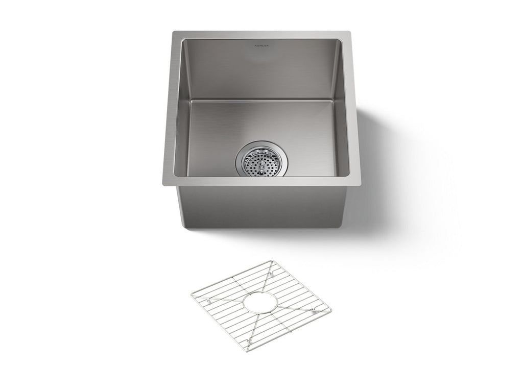 KOHLER K-5287-NA Strive 15" Undermount Bar Sink - Stainless Steel