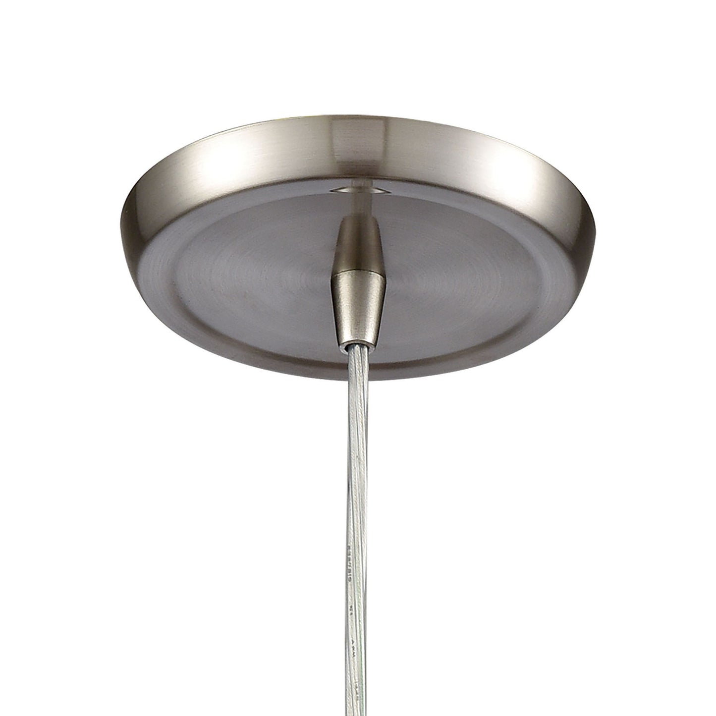 ELK SHOWROOM 529-1SLV Fusion 8'' Wide 1-Light Mini Pendant - Satin Nickel