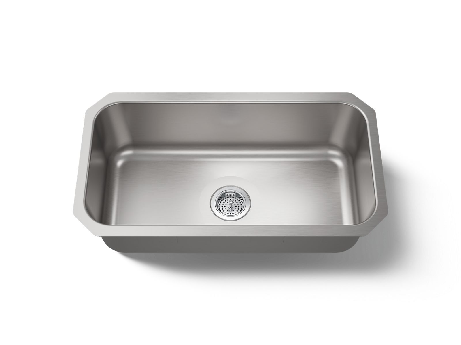 KOHLER K-5290-NA Undertone 31-1/4" Undermount Single-Bowl Kitchen Sink - Stainless Steel