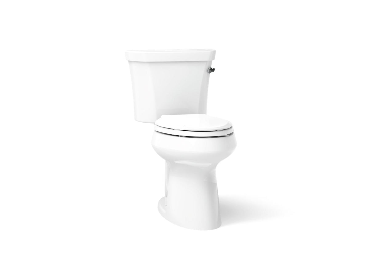 KOHLER K-5298-RA-0 Highline Two-Piece Elongated Toilet, 1.0 Gpf - White