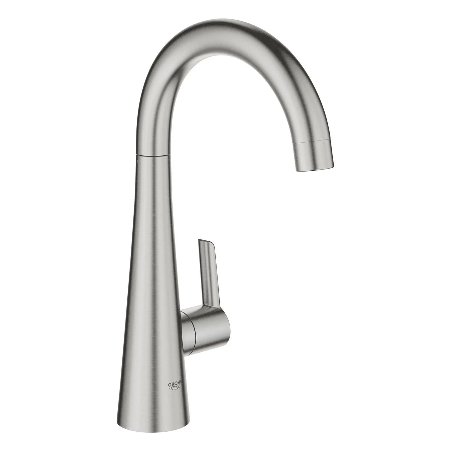 GROHE 30026DC2 GROHE Zedra Single-Handle Beverage Faucet (Cold Water Only) with Filtration 1.75 GPM - Supersteel