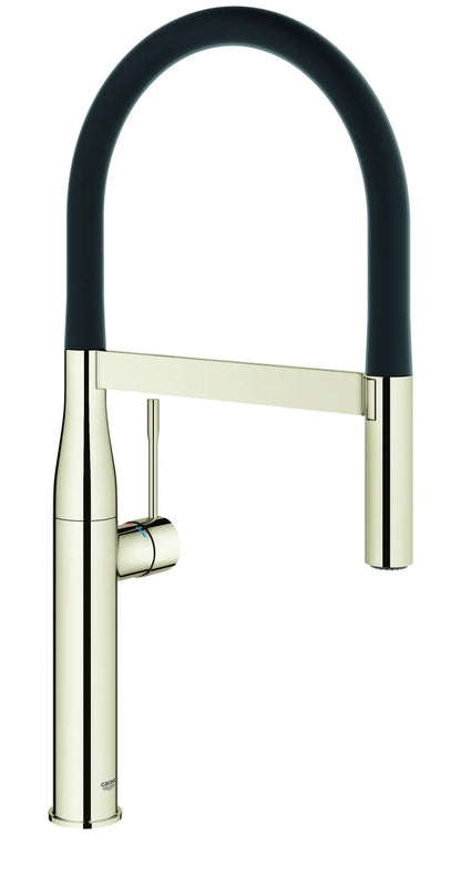 GROHE 30295BE0 Essence New Essence Single-Handle Semi-Pro Dual Spray Kitchen Faucet 1.75 GPM - Polished Nickel